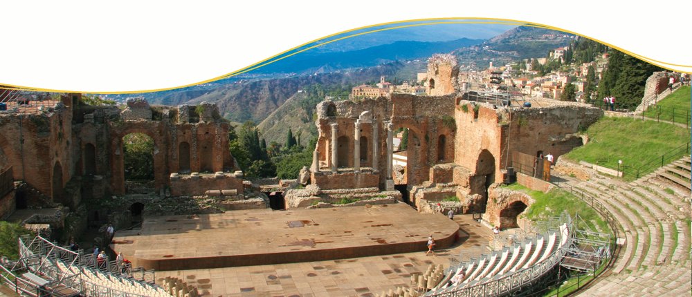 Taormina auf Sizilien, Italien Taormina auf Sizilien, Italien
