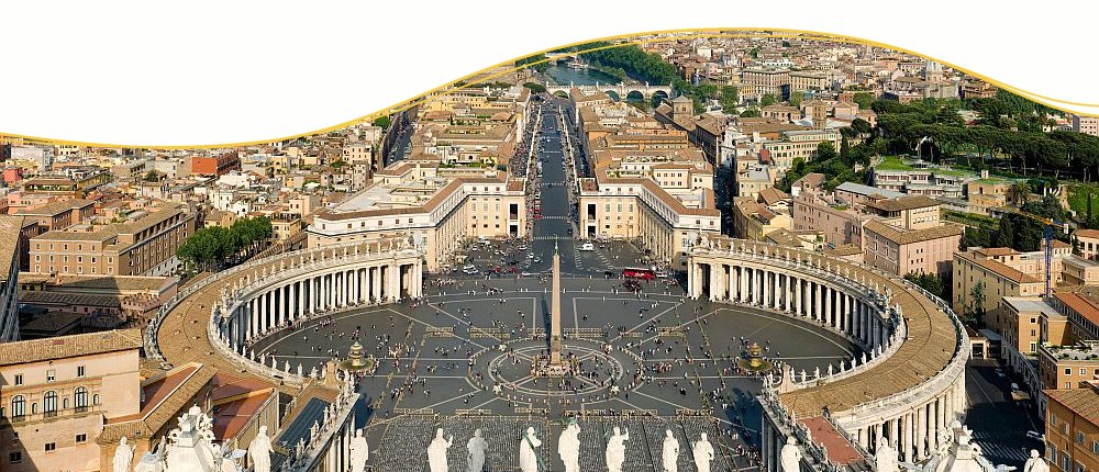 Petersplatz in Rom, Italien Petersplatz in Rom, Italien