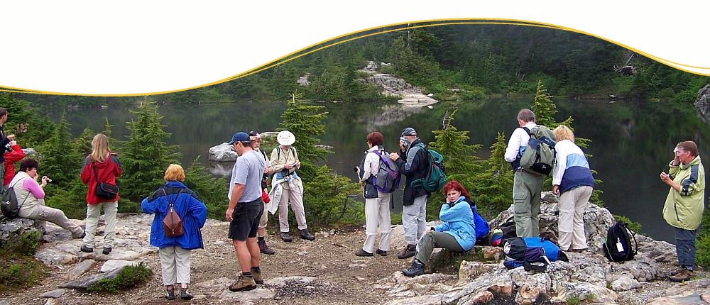 Wandergruppe in Kanada Wandergruppe in Kanada