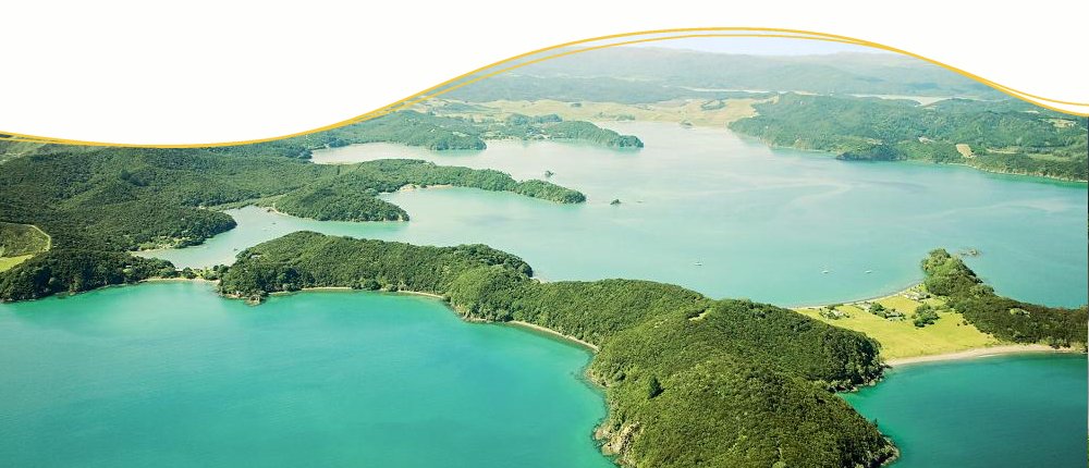 Bay of Fishlands, Neuseeland Bay of Fishlands, Neuseeland