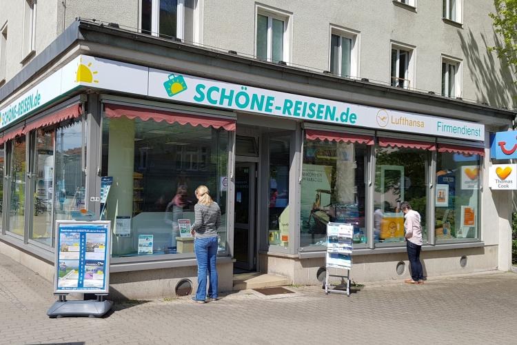 Reisebüro SCHÖNE-REISEN in Dresden am Nürnberger Ei