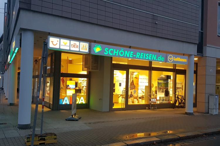 Reisebüro SCHÖNE-REISEN in Dresden in der SchillerGalerie